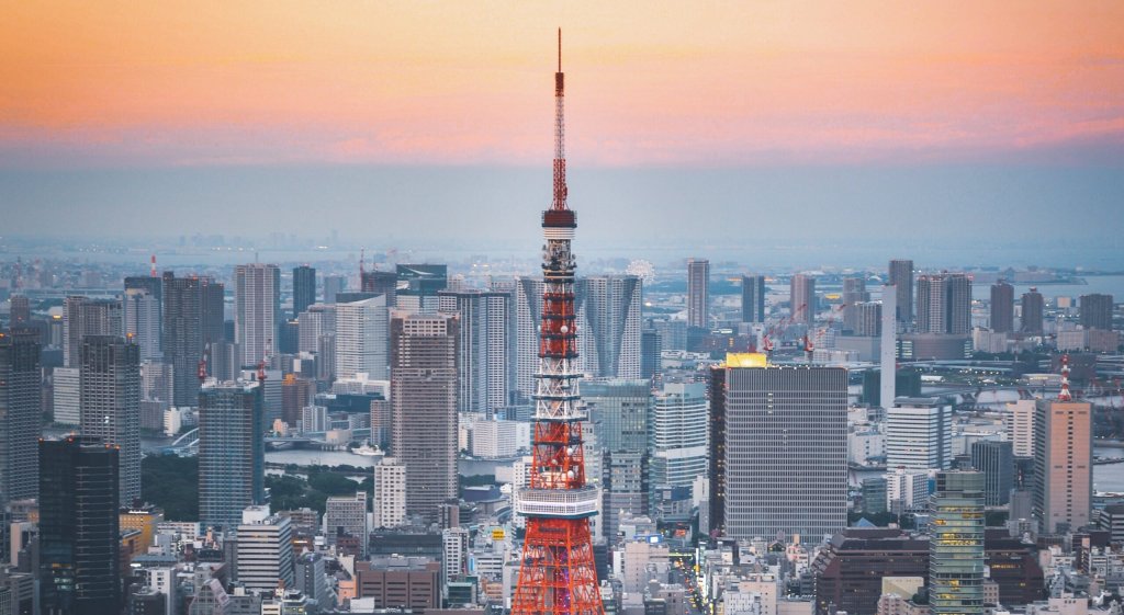 Tokyo Tower And Tokyo Skyline